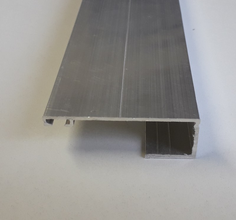 Alu Schienen für 8mm Glas