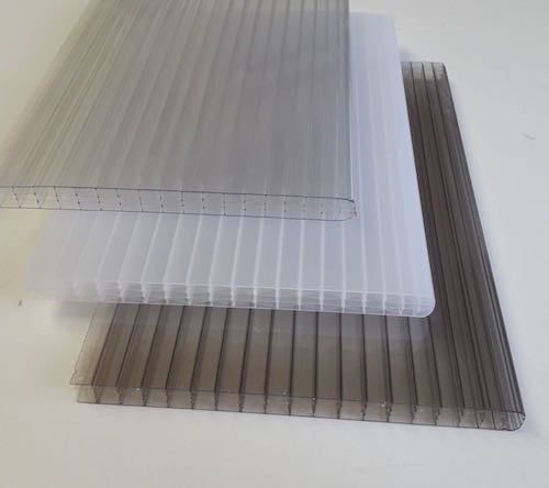 Stegplatten 16mm Klar Opal Bronze